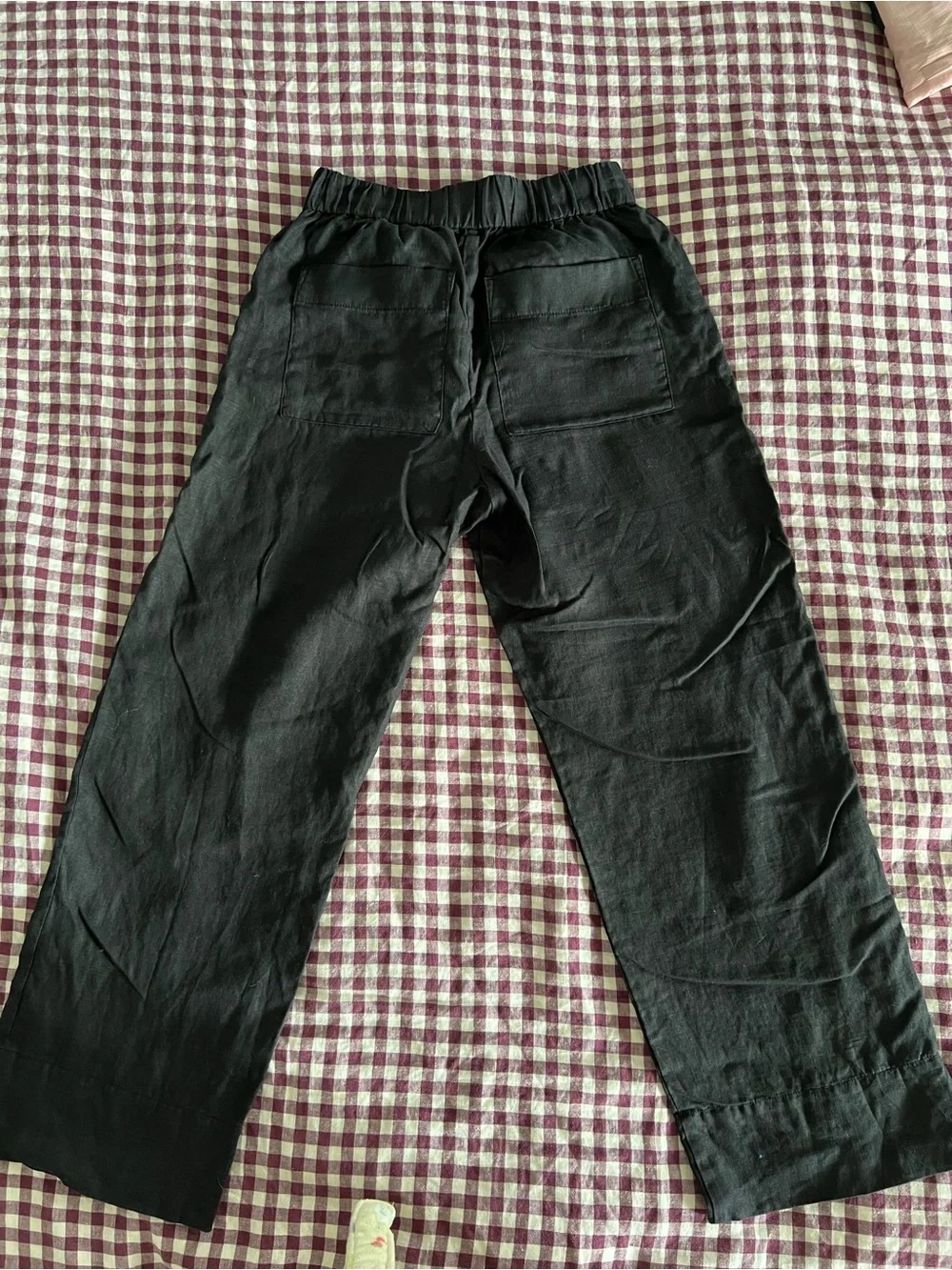 Everlane Black Linen Pants